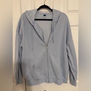 Old navy Light Blue Zip-Up Hoodie